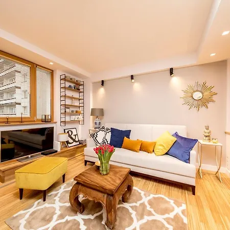 Golden Apartment With Air Condition By Your Freedom Warschau Exterior foto